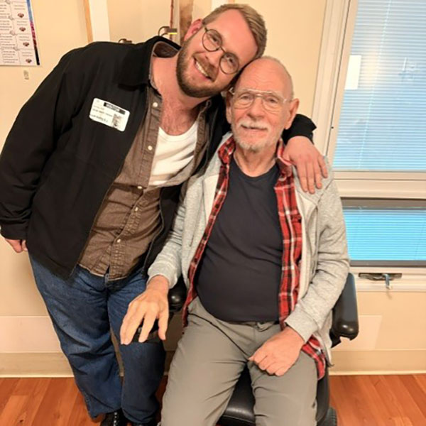 Mark and Crown, HIV Client and Peer Support Volunteer