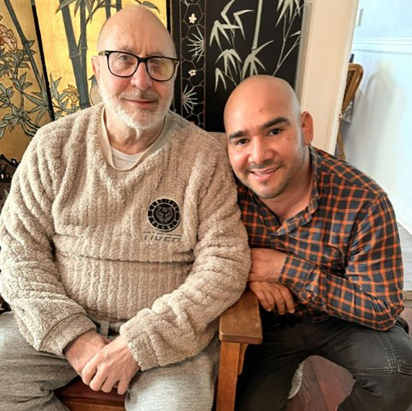 Nelson and Gio, HIV Client and HIV Care Navigator