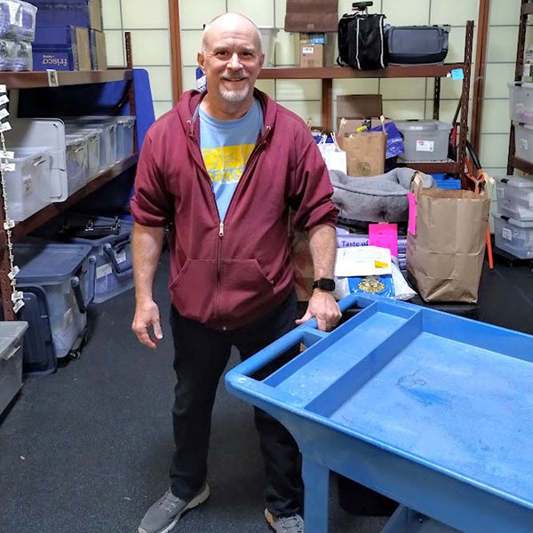 Ray Booth, PAWS Food Bank Volunteer